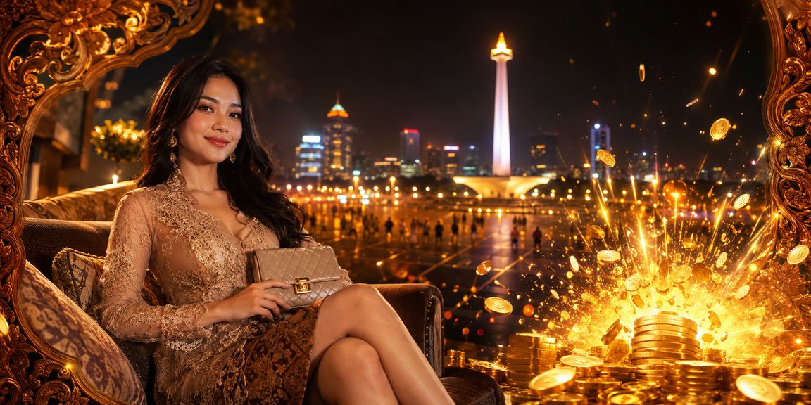 Suasana pasar malam dengan nuansa hiburan mobile dan aktivitas digital